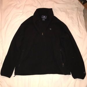 Vintage Champion Fleece Quarter ZIP Sweater